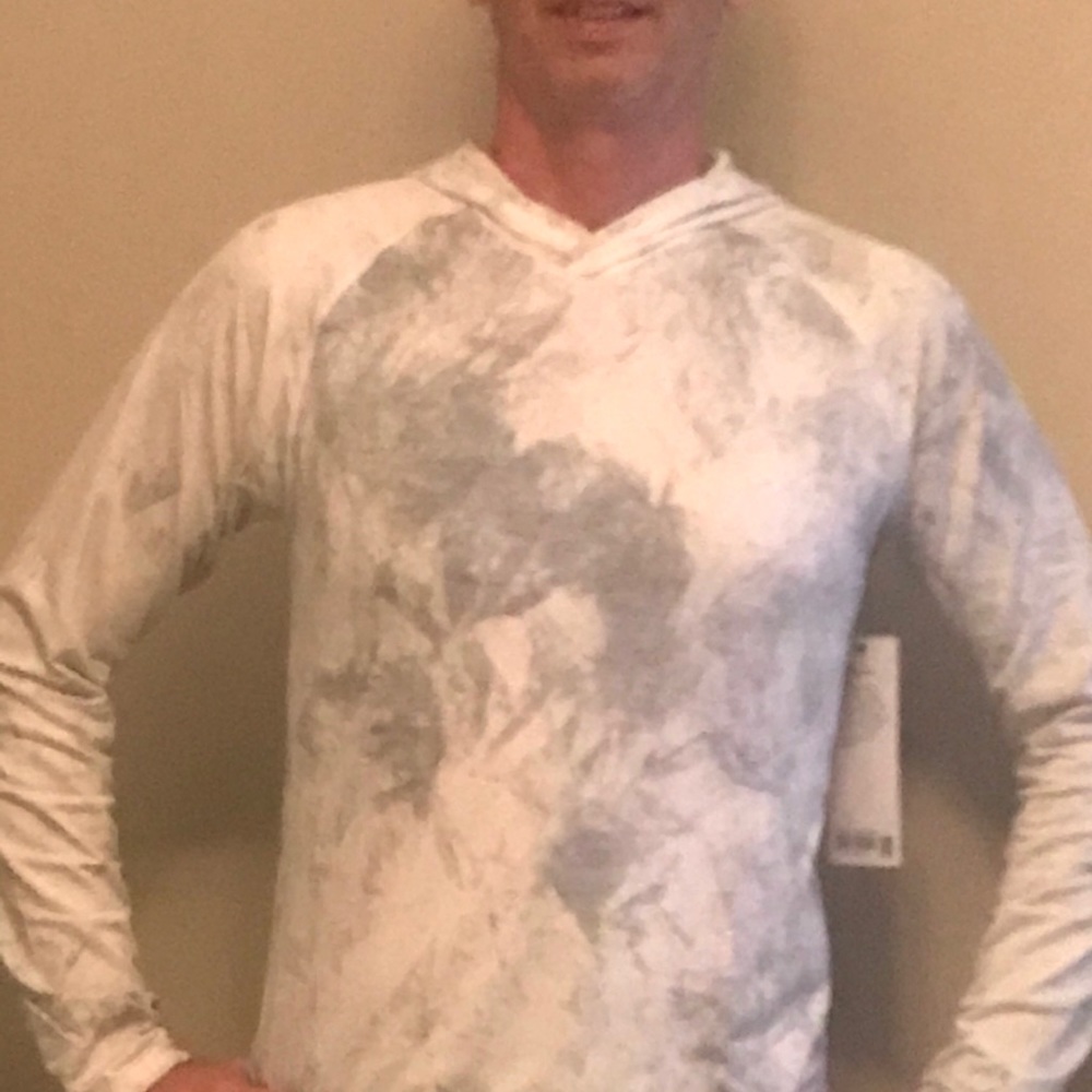 Lululemon Metal Vent Tech Hoodie Sz S White Grey